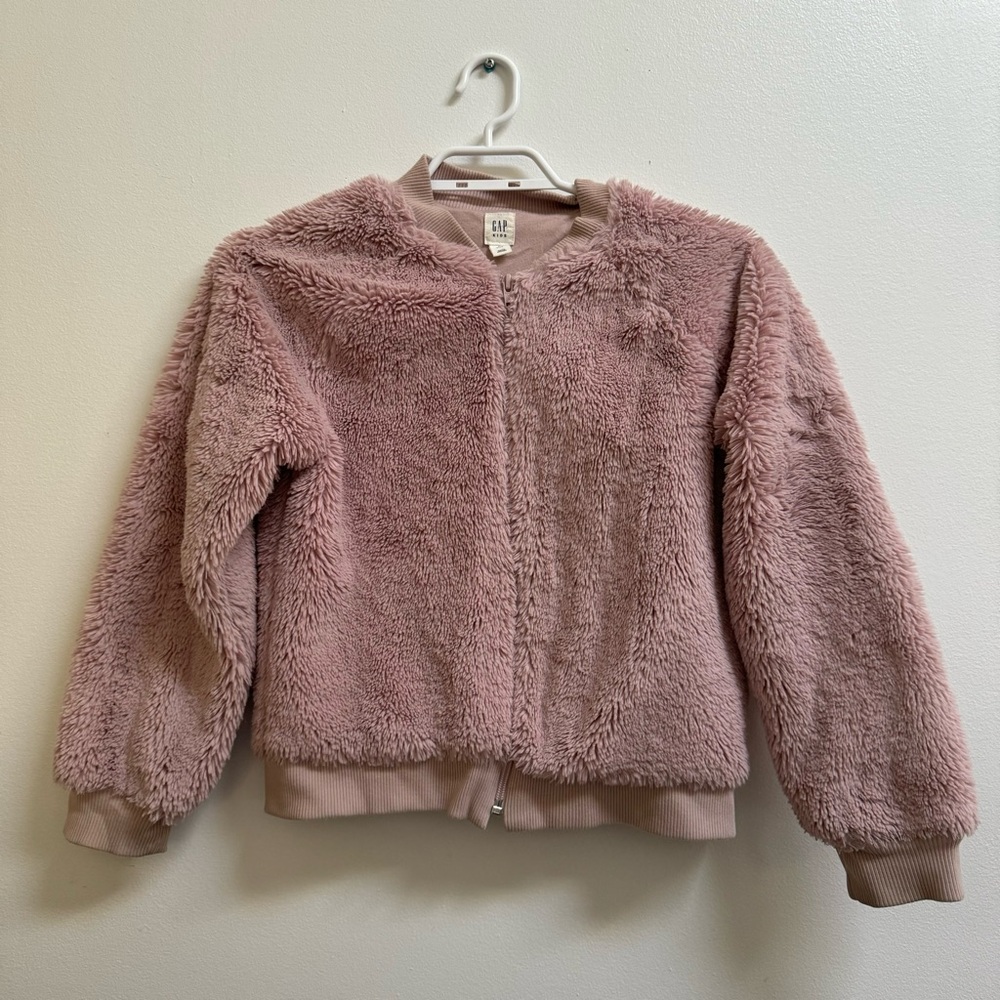 Gap Kids Plush Bomber Jacket L (10)